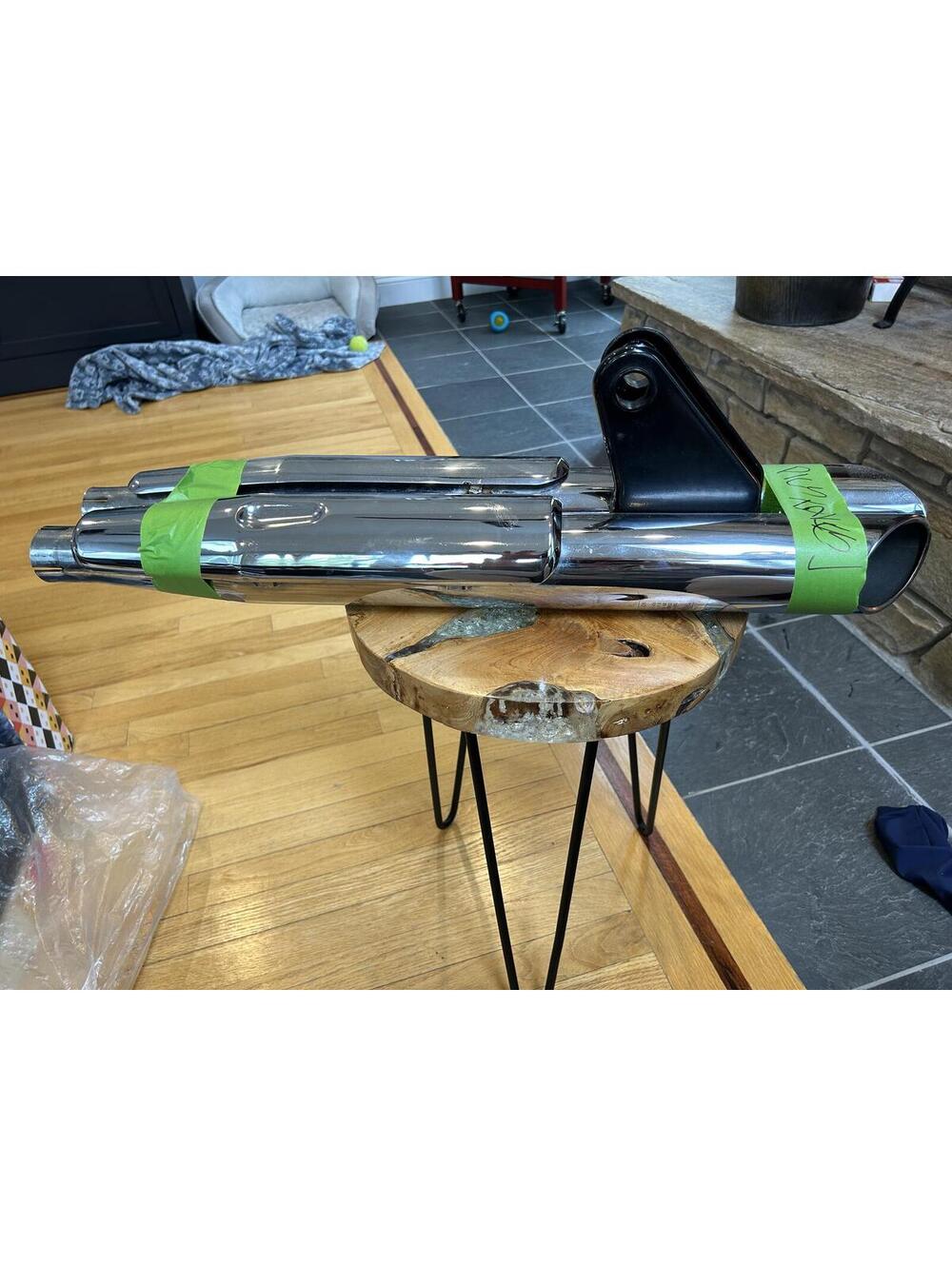 SILENCER KIT, SHORT TRIUMPH SPEEDMASTER A9600059 and A9600060
